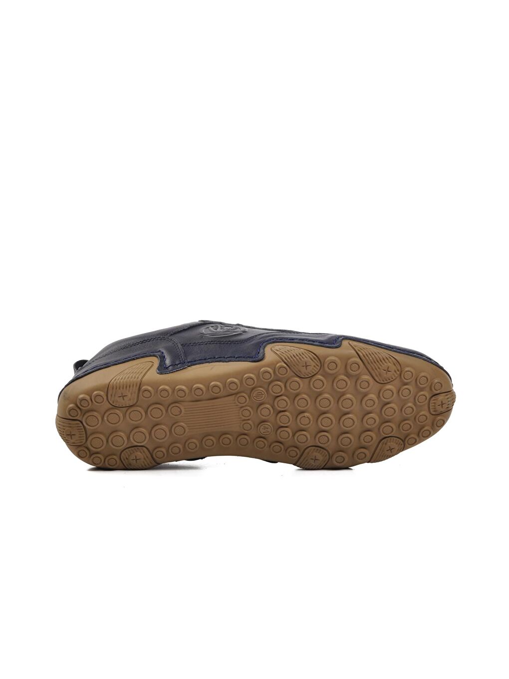 Lacivert Hakiki Deri Erkek Sneaker Ayakkabı 325-S-4