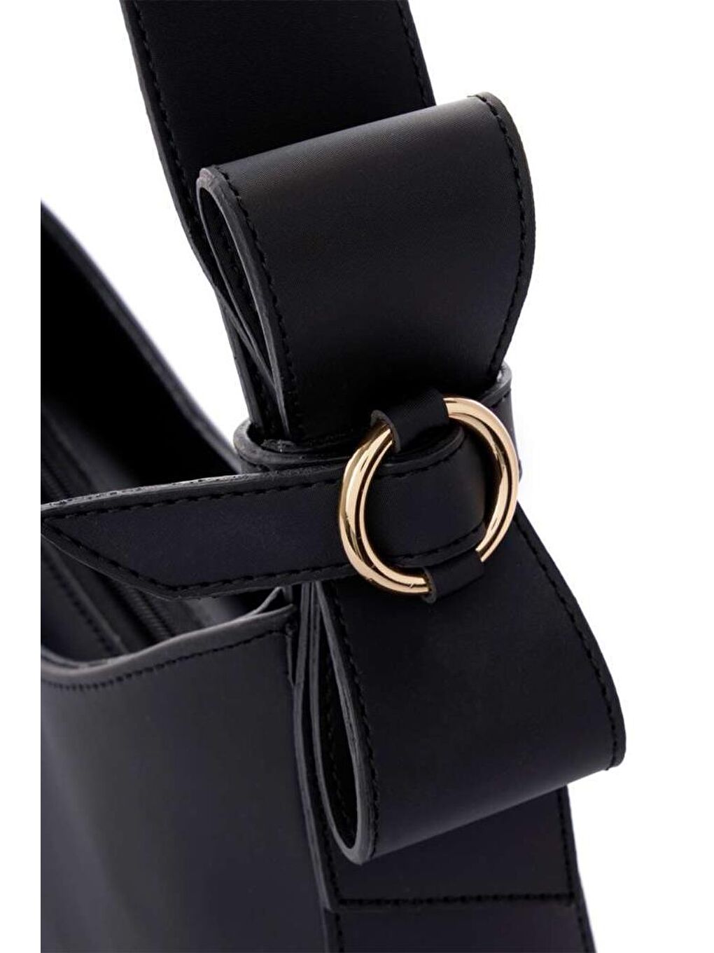 Siyah Monroe Kadın Omuz Çantası-4