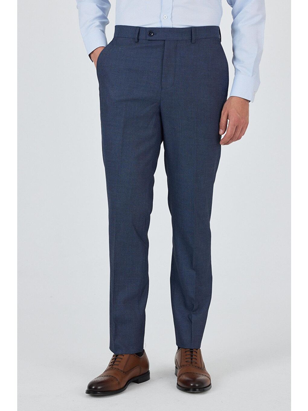 Lacivert Esnek Yandan Cepli Comfort Fit Classic Pantolon 1003250154-2