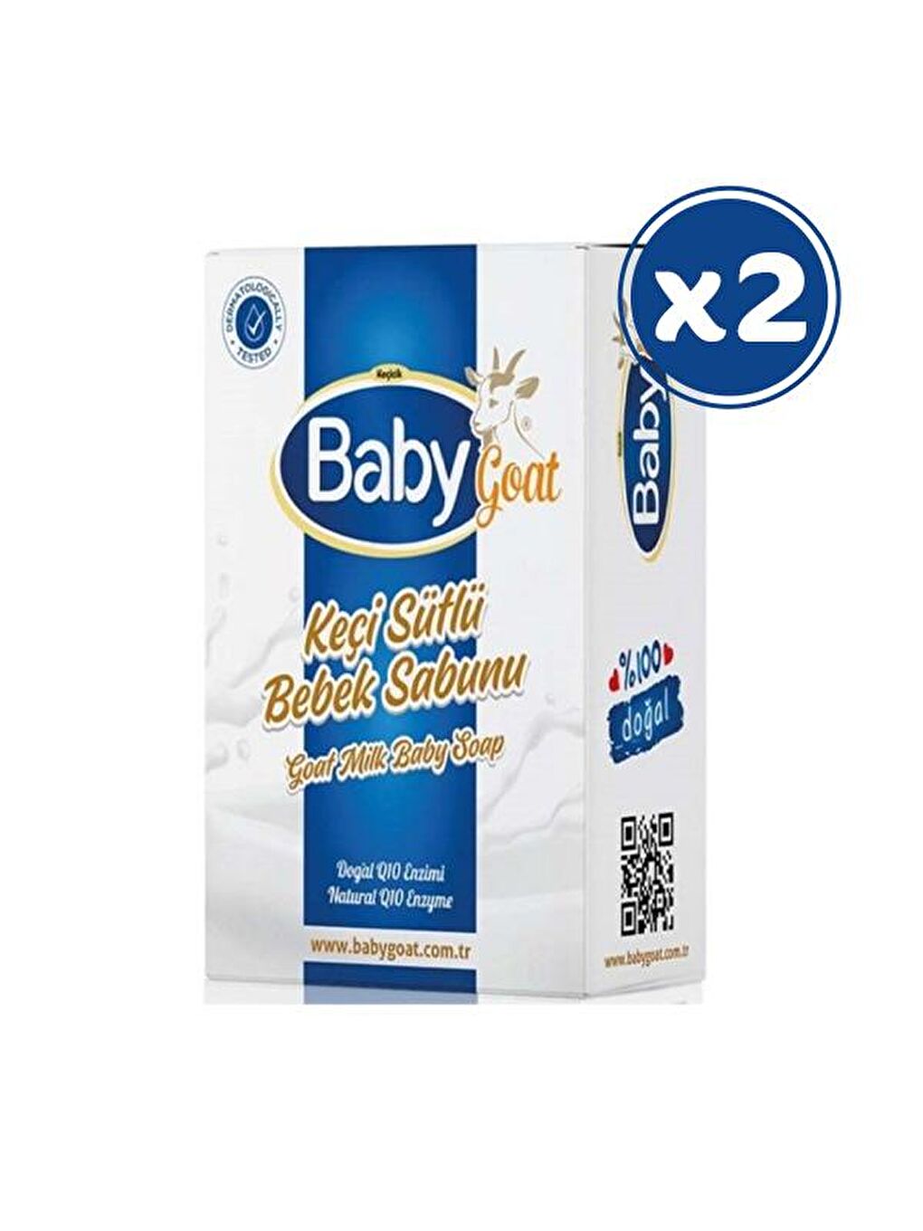 Baby Goat Renksiz Keçi Sütlü Bebek Sabunu 100 gr x 2 Adet