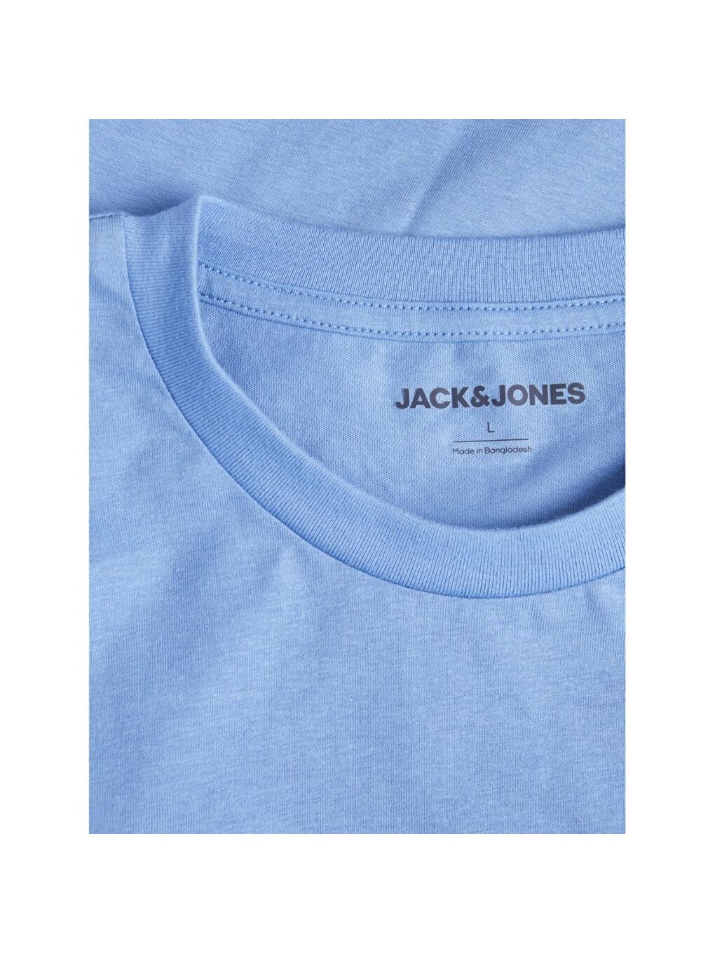 Jack & Jones Mavi Gale Erkek Mavi Bisiklet Yaka Tişört - 2