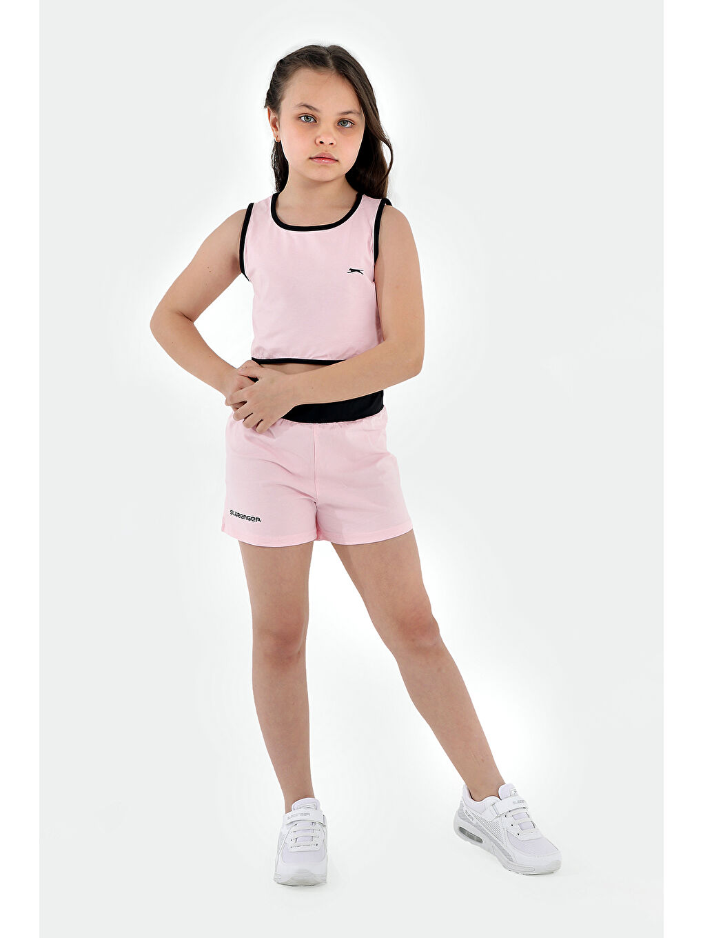 SLAZENGER DESTA Kız Çocuk Alt Üst Takım Pembe