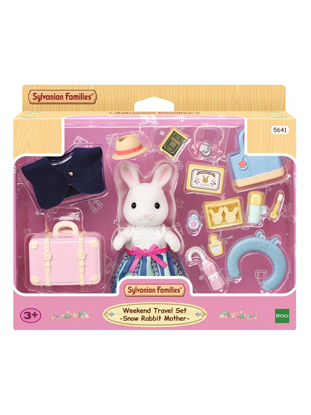 Sylvanian Families Renksiz Hafta Sonu Seyahat Seti Kar Tavşanı Anne 5641 - 4