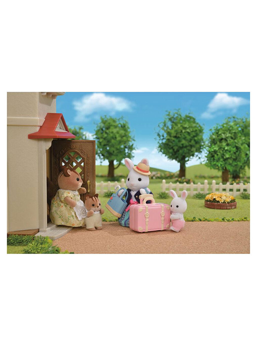 Sylvanian Families Renksiz Hafta Sonu Seyahat Seti Kar Tavşanı Anne 5641 - 6