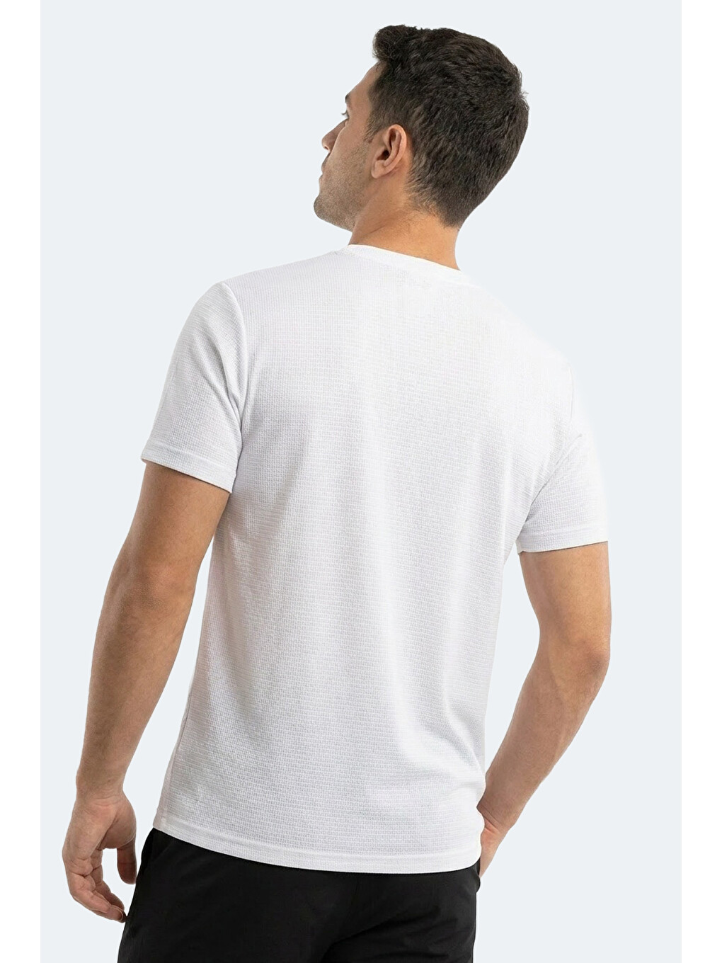 Hugger Erkek Beyaz Tişört-3