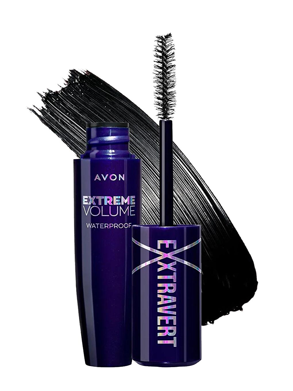 AVON Renksiz Exxtravert Extreme Suya Dayanıklı Volume Maskara Blackest Black