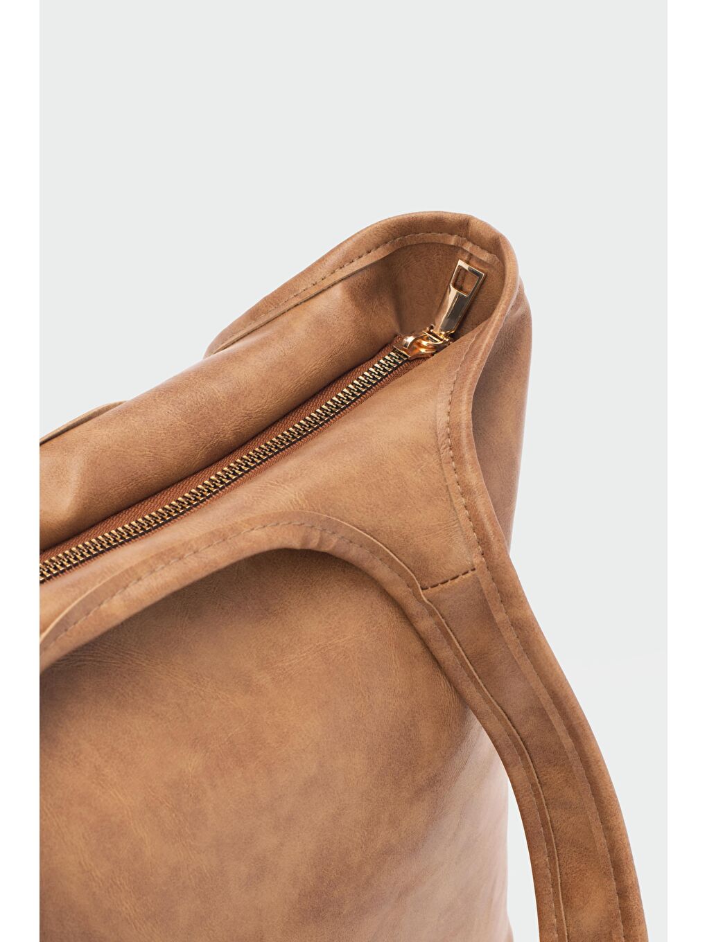 Bej Cause Charmlı Omuz Çanta Vizon-3