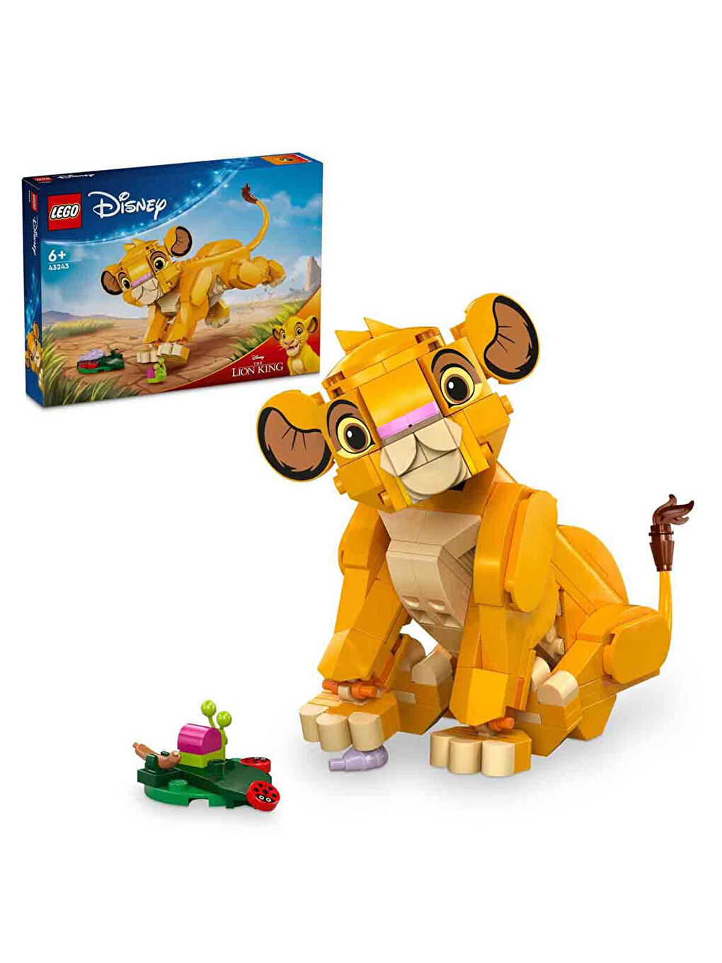 Lego Renksiz Yavru Aslan Kral Simba Eğlenceli Hediye Fikri 43243