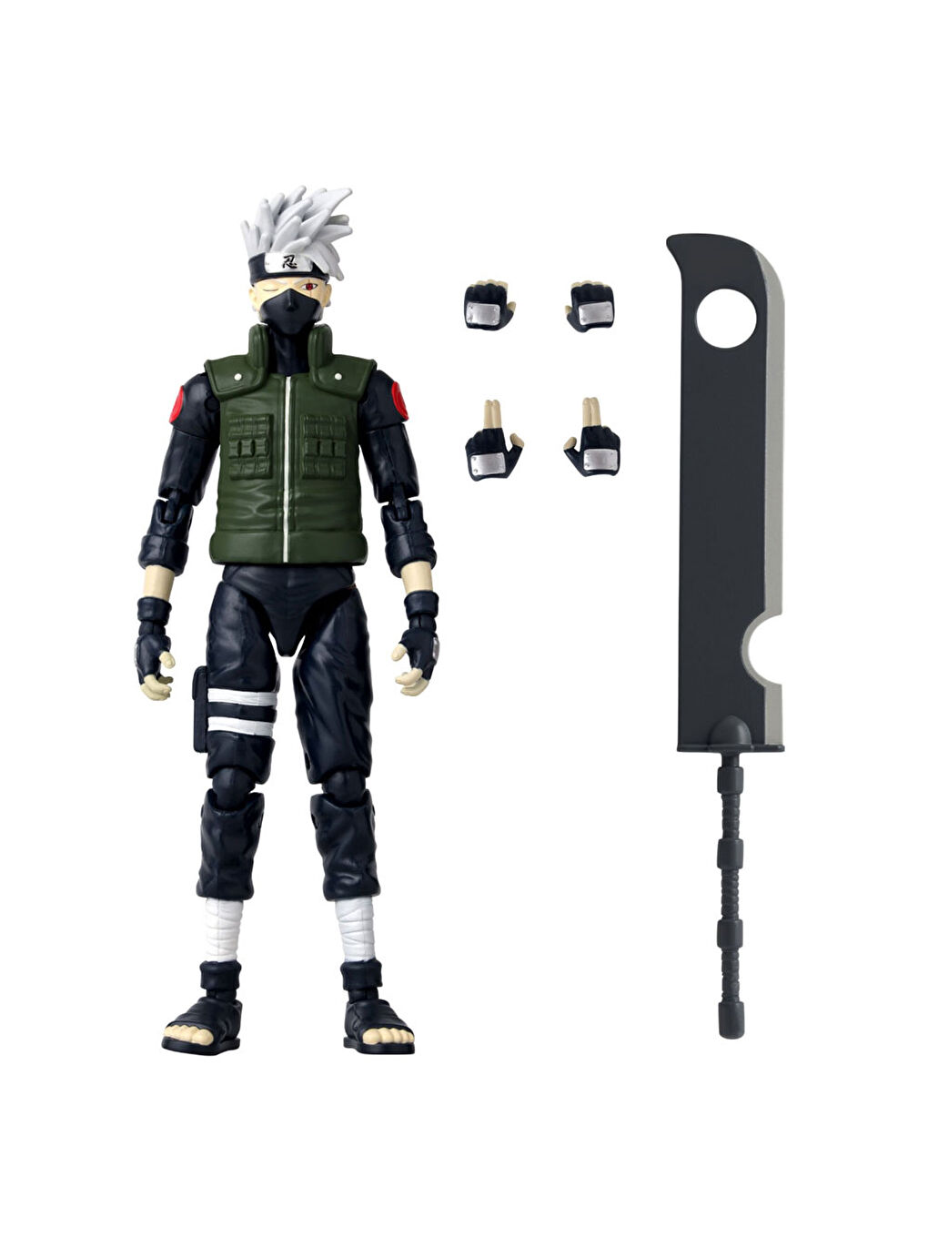 Naruto 16cm Anime Heroes Figürleri Hatake Kakashi 4 Büyük Ninja Savaşı BAH36963 - 3