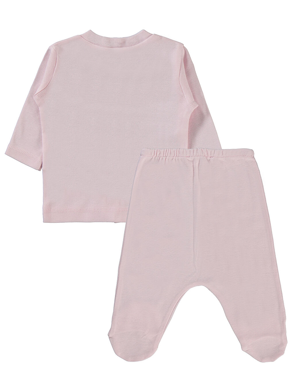 Civil Pembe Erkek Bebek Pijama Takımı 1-6 Ay Pembe - 1