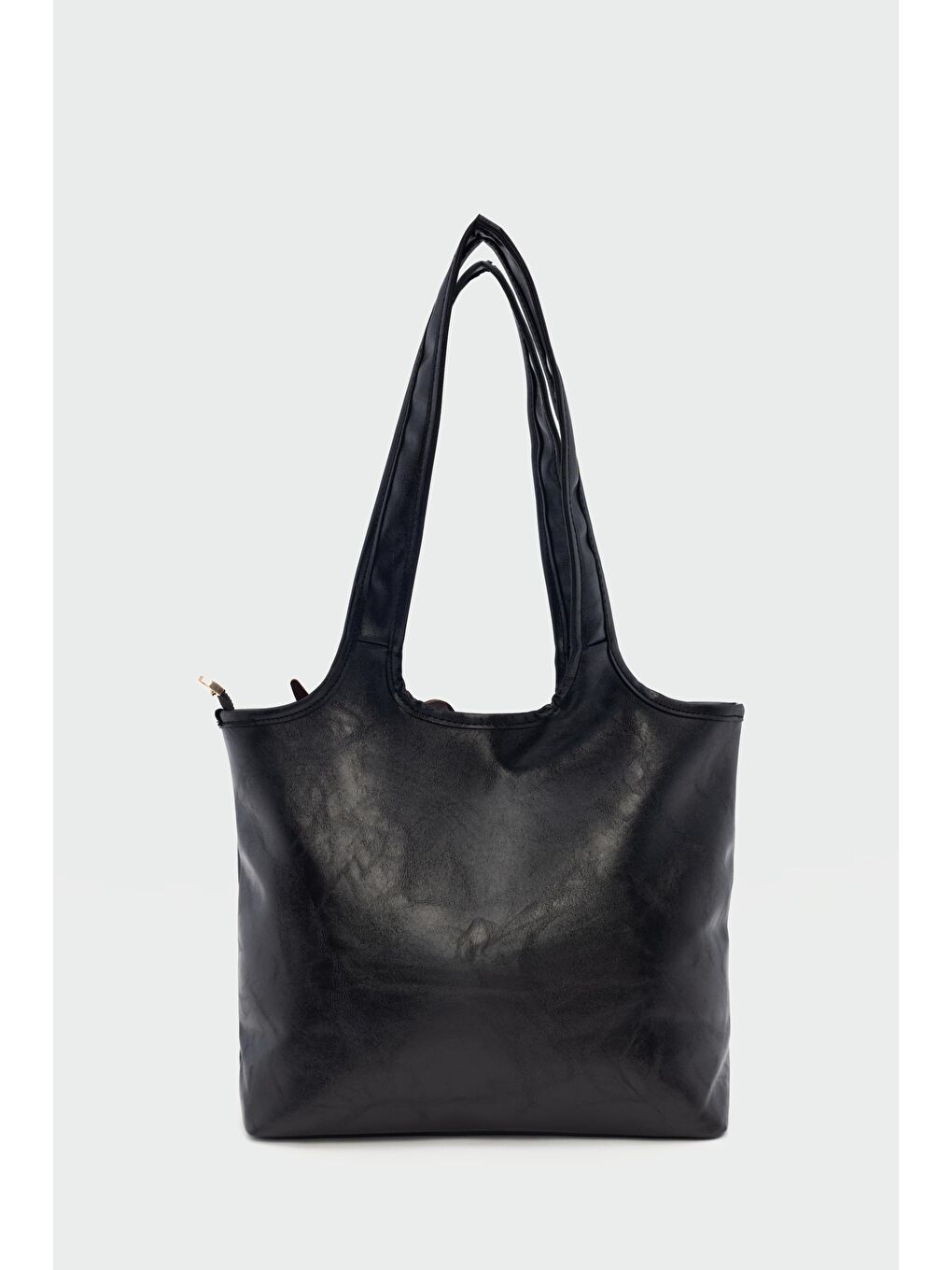 Cause Charmlı Omuz Çanta Siyah-1