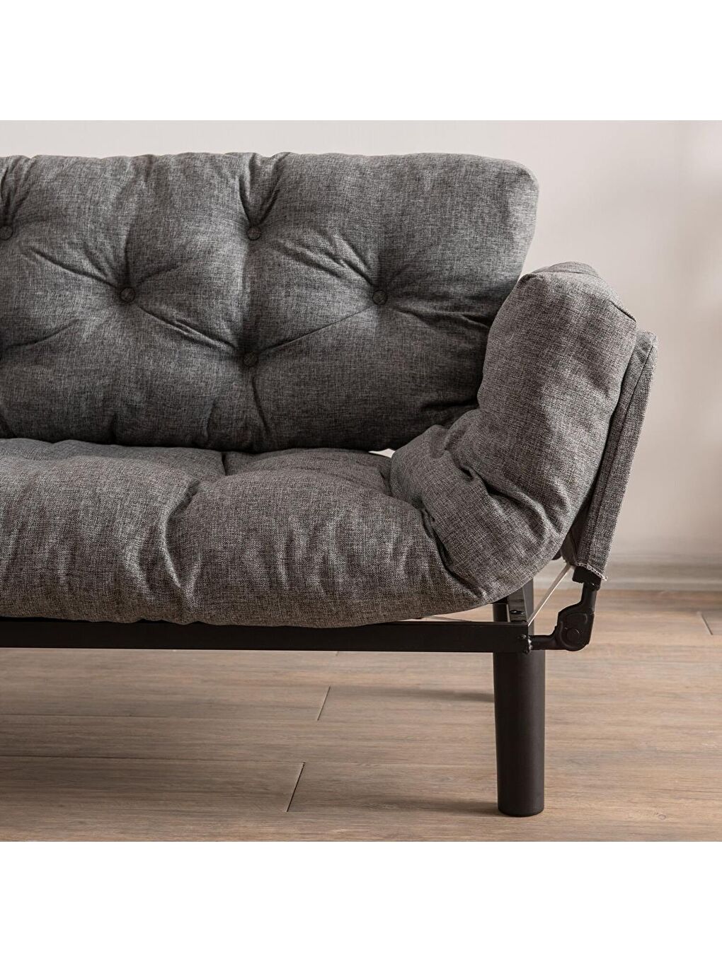 Nitta İkili Kanepe Keten Açık Gri-5