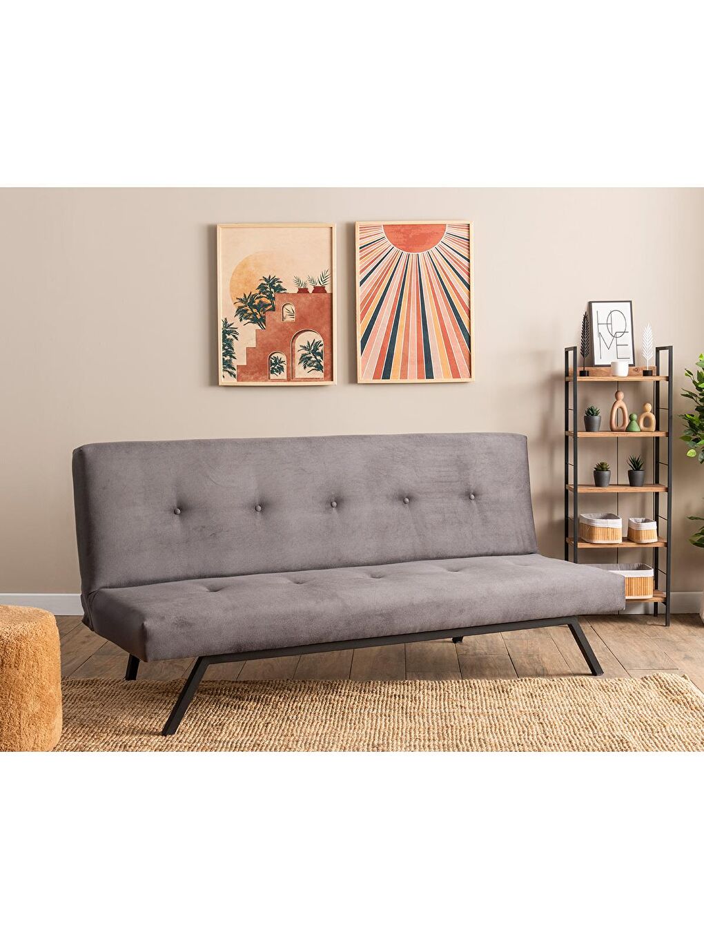 Zola Üçlü Yataklı Koltuk - Soho Gri