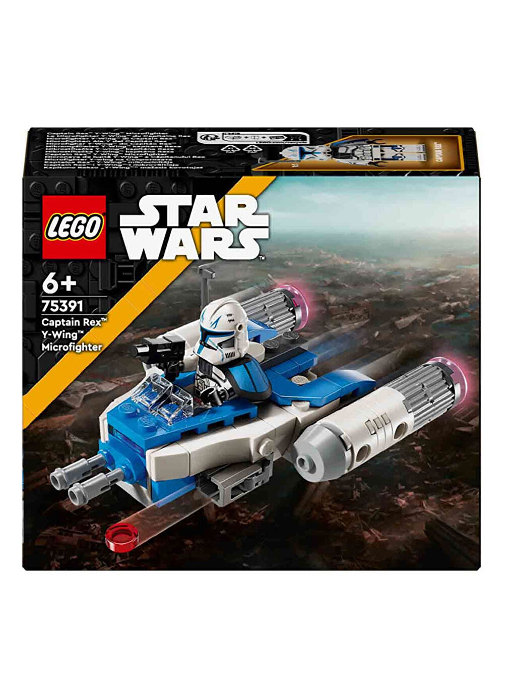 Lego Renksiz Star Wars Yüzbaşı Rex Y-Wing Mikro Savaşçı Seti 75391 - 4