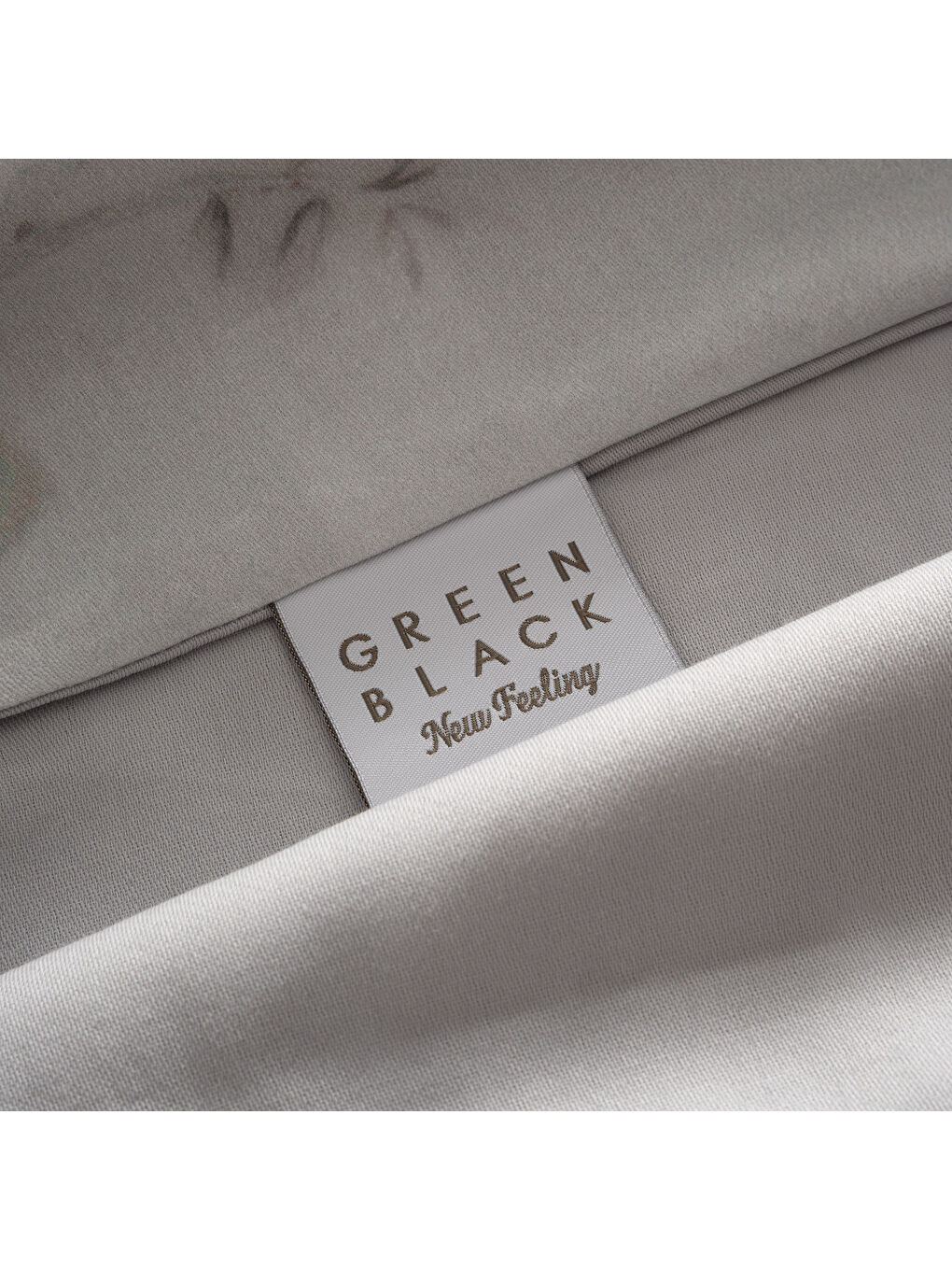 Turkuaz Bloomy Çiçek Senfonisi Çift Kişilik %100 Ege Pamuğu Nevresim Takımı - Çarşaflı - 4 Yastıklı Mint-5