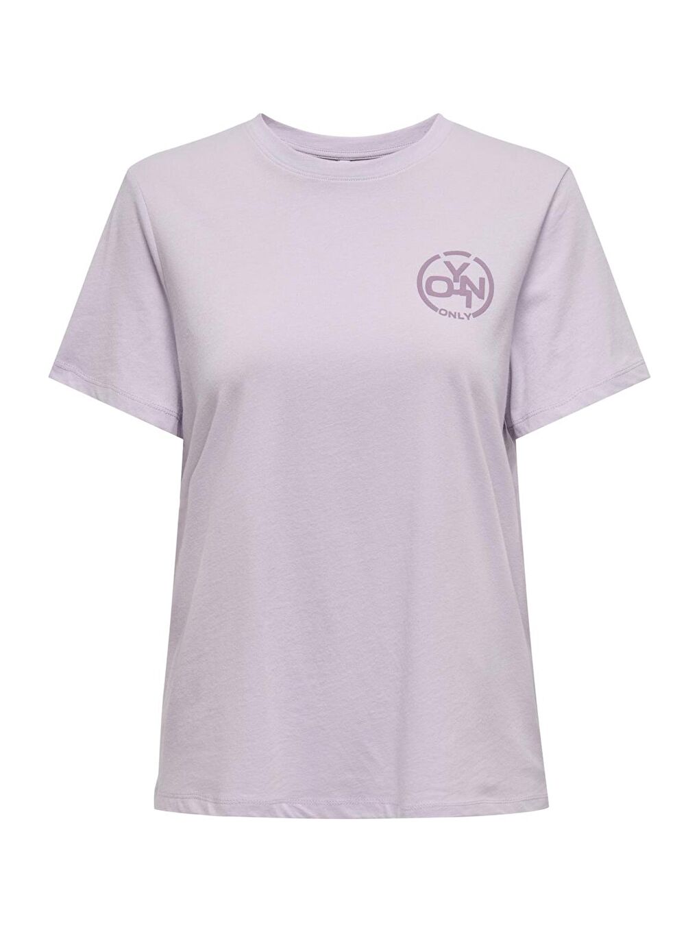 Only Pembe Leylak Onllotta Pamuklu Regular Fit Kadın T Shirt 15339251