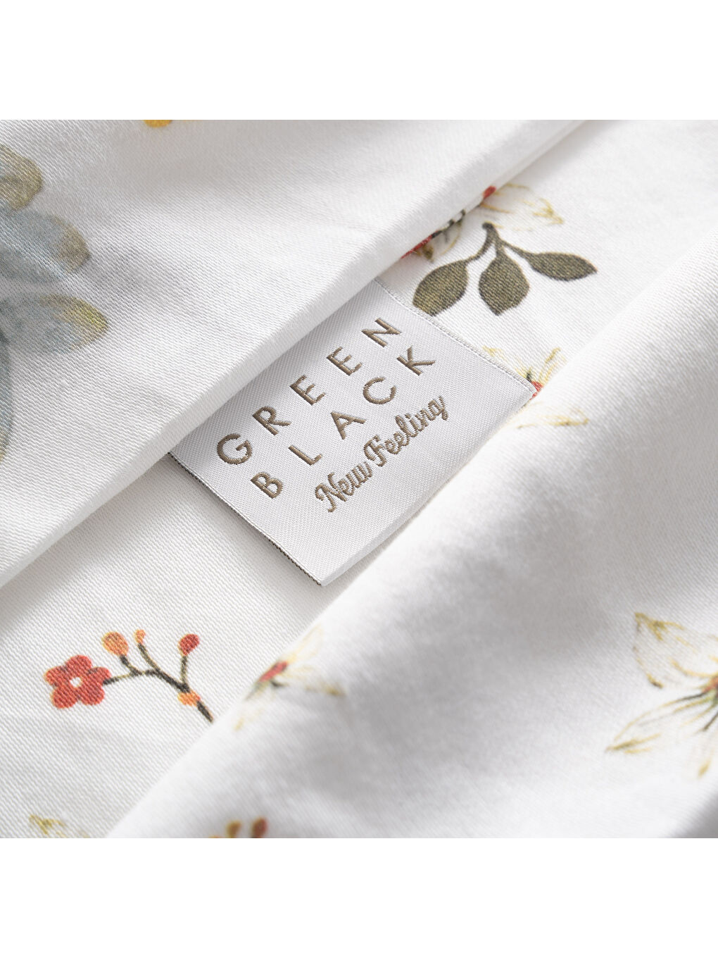 Karışık Gardenya Sessiz Bahar Çift Kişilik %100 Ege Pamuğu Nevresim Takımı - Çarşaflı - 4 Yastıklı Renkli-5