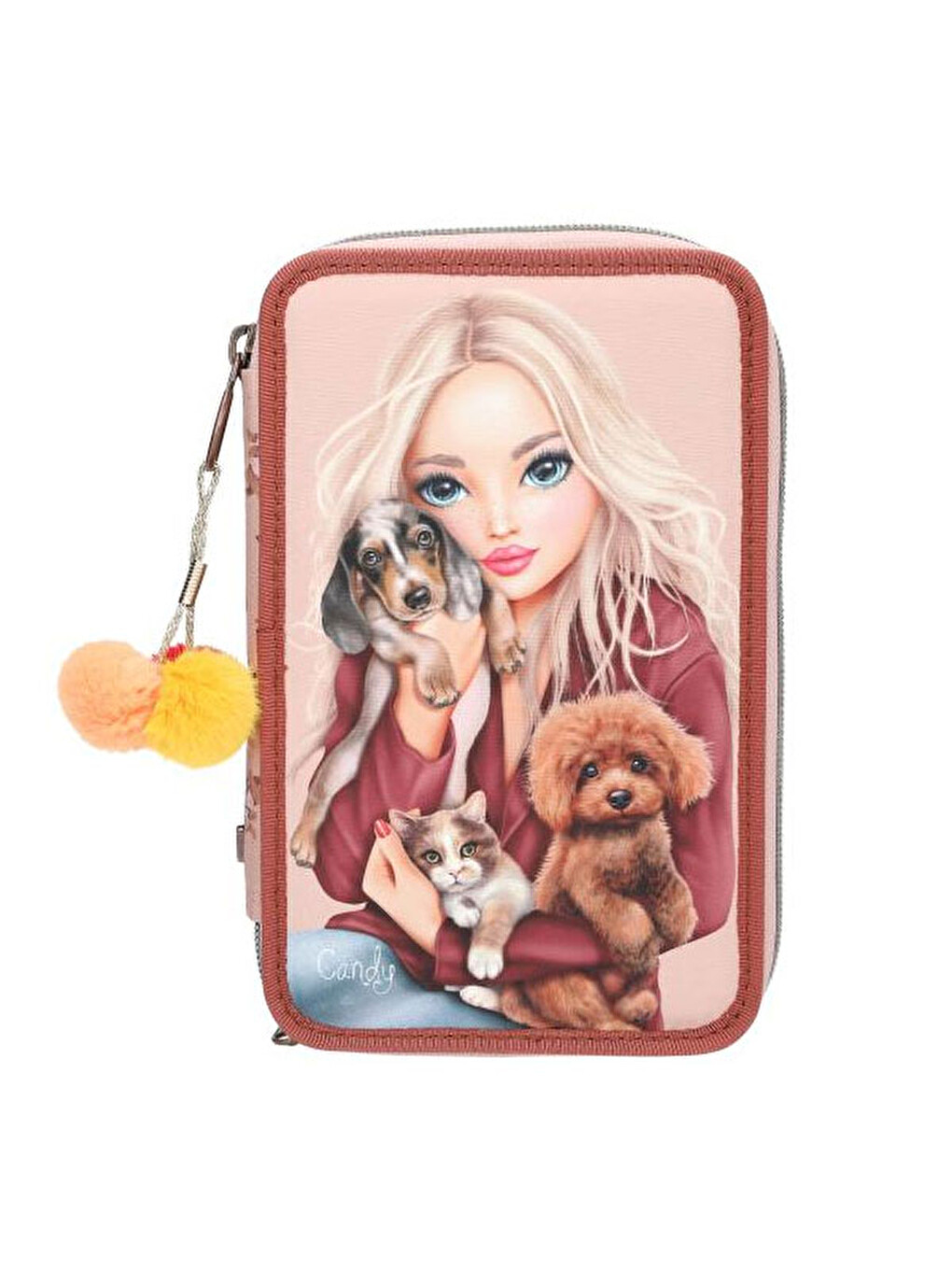 3 Katlı İçi Dolu Kalem Çantası Fur Ever Friends 413673-3