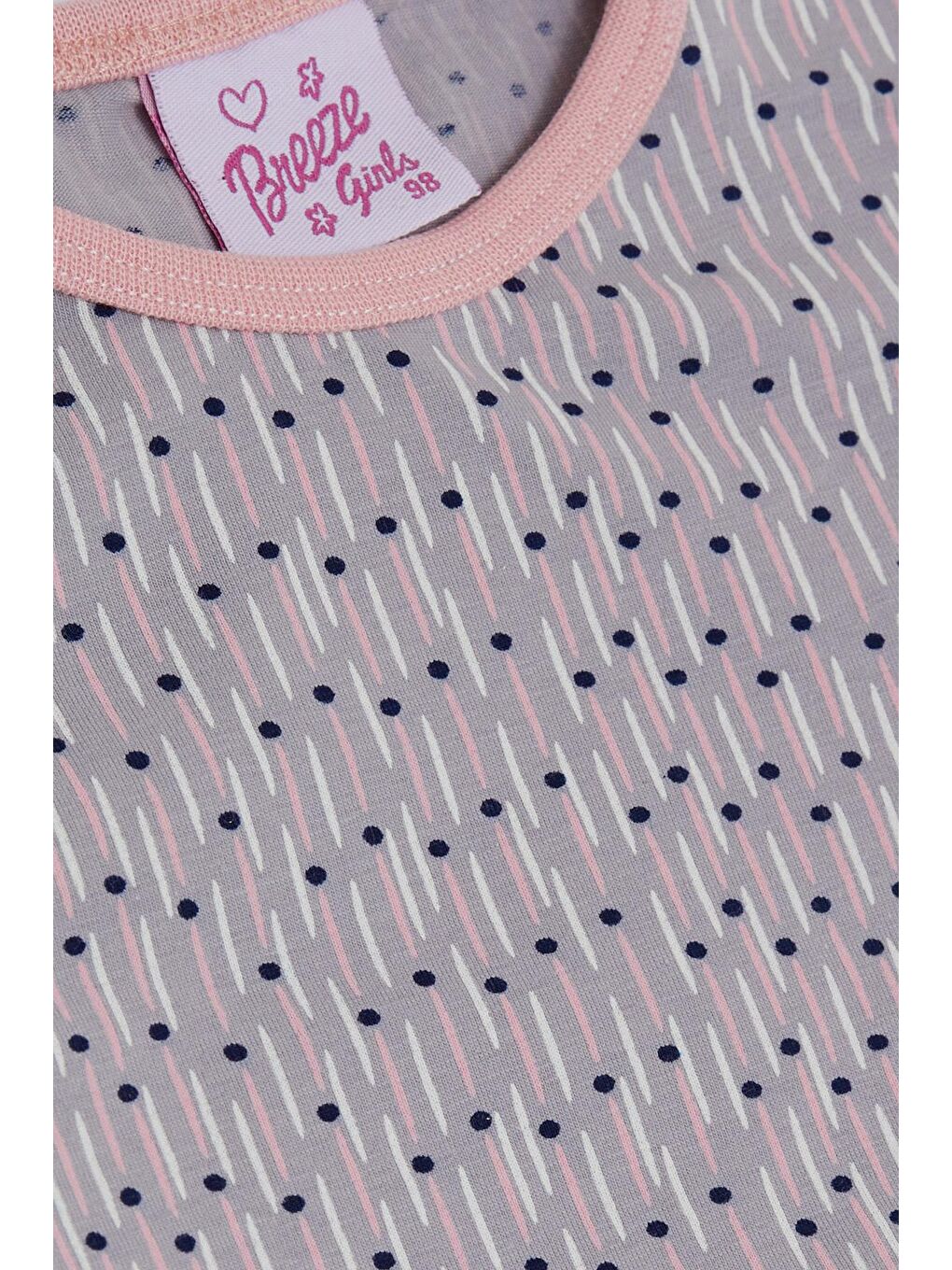 Kız Bebek Pijama Takımı Desenli Açık Lila (9 Ay-1 Yaş)-4