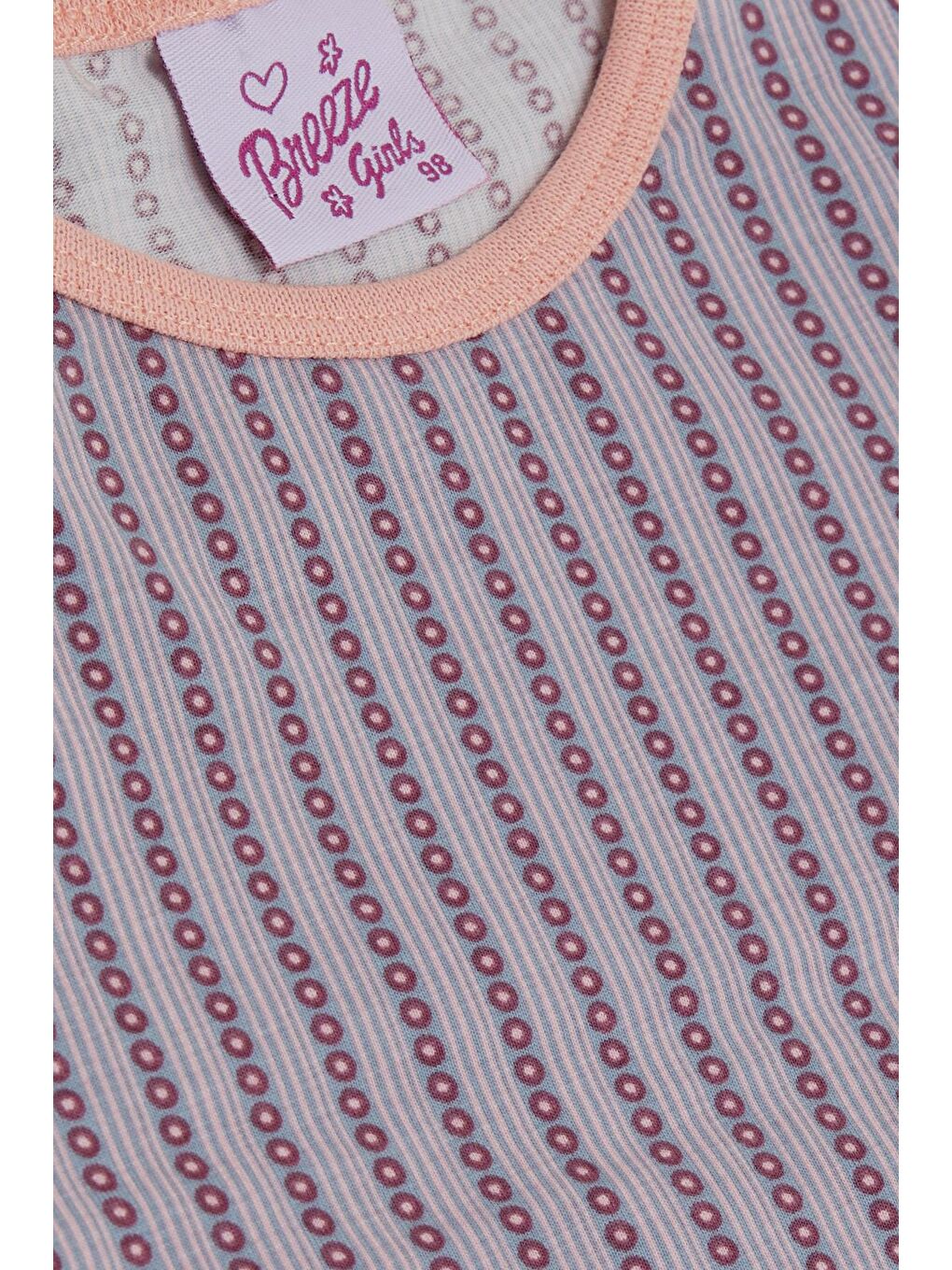 Kız Bebek Pijama Takımı Desenli Açık Lila (1 Yaş)-4