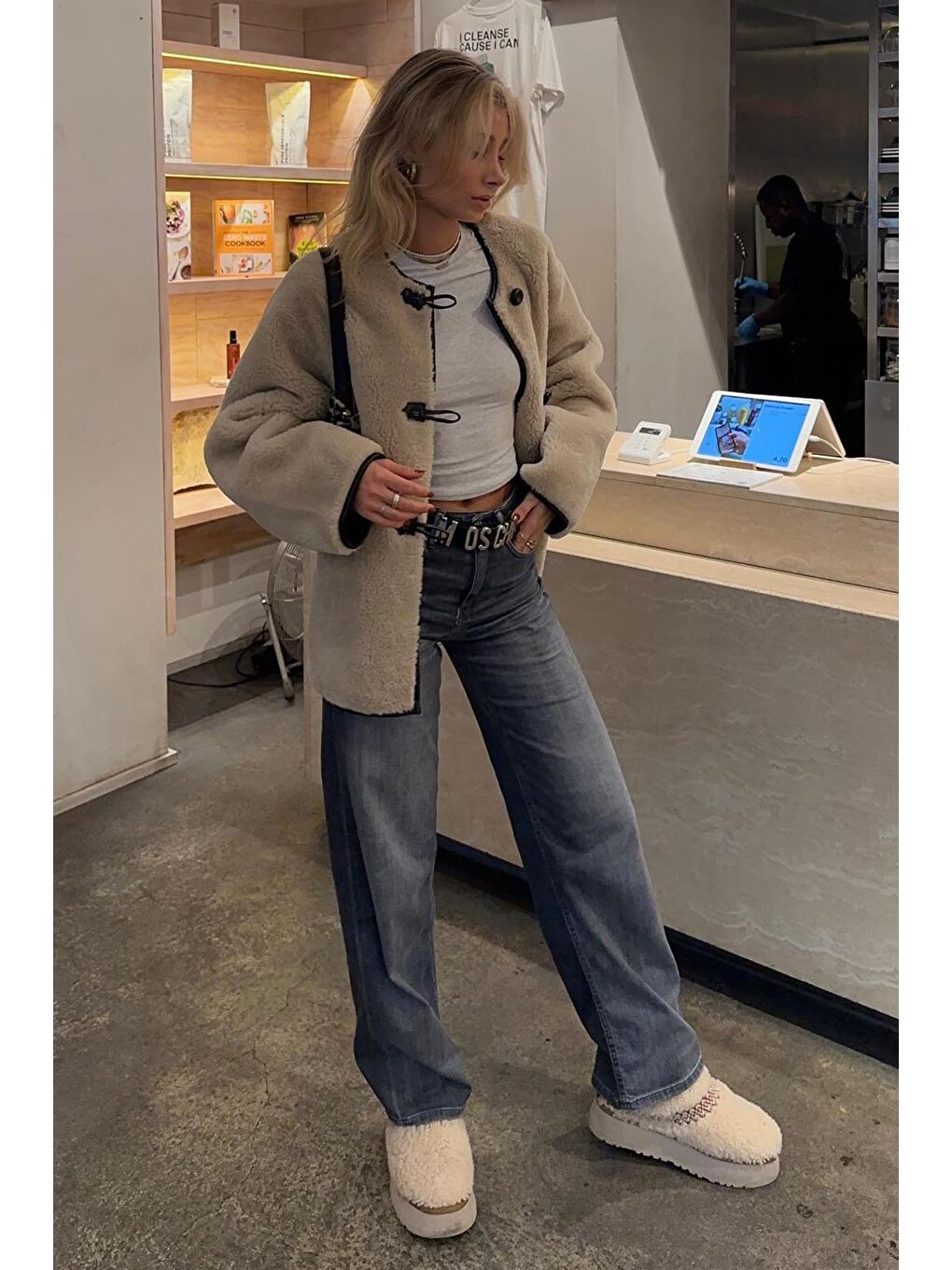 Gri Basic Slim Kadın Body MG1994-1