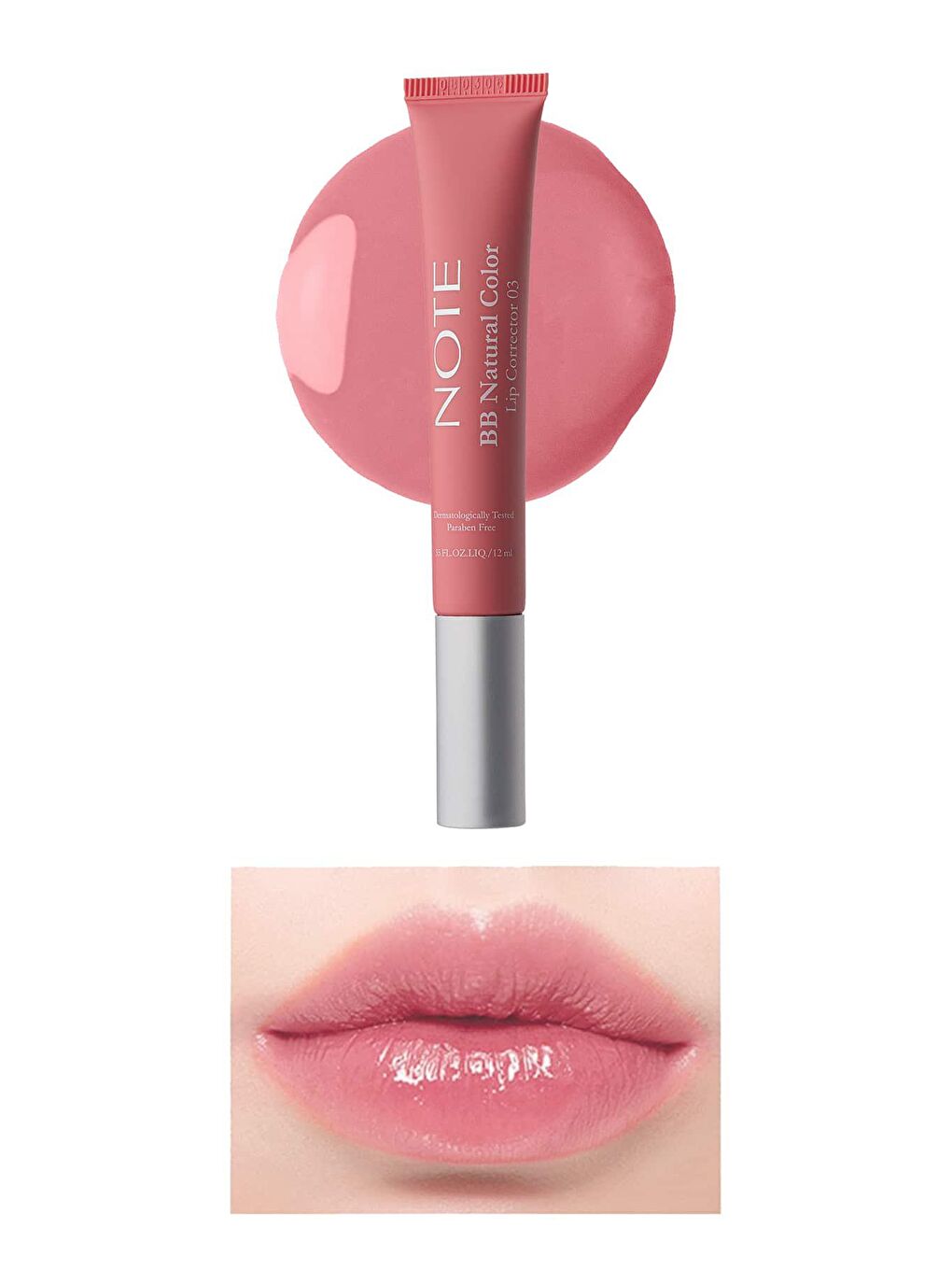 Note Cosmetique Pembe BB Lip Corrector Renk Eşitleyici Dudak Parlatıcısı Pembe 03 - 2