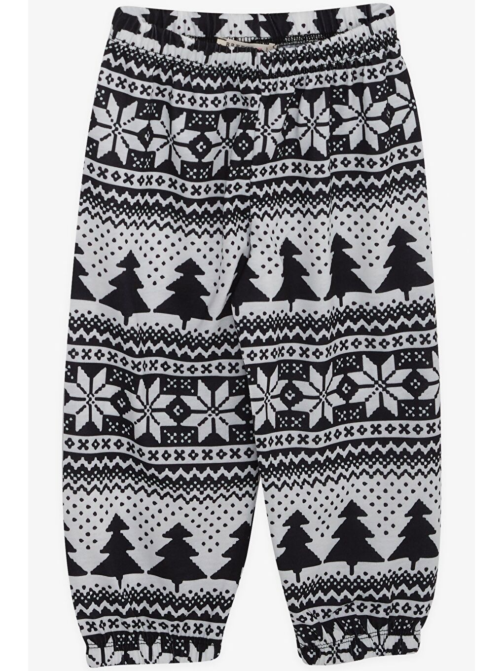 Erkek Bebek Pijama Takımı Çam Ağacı Desenli Karışık Renk (9 Ay)-3