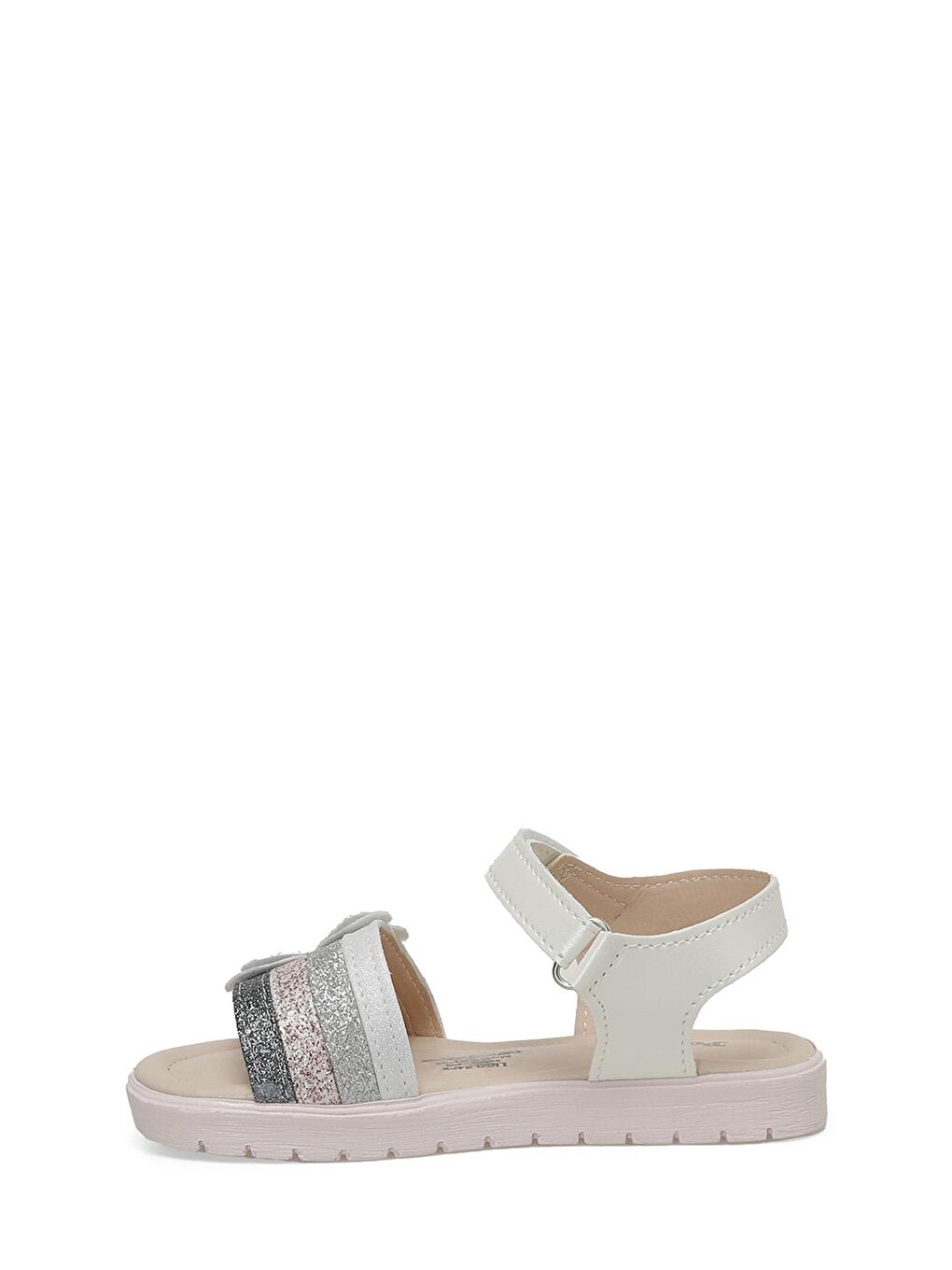 Beyaz Kız Çocuk Sandalet-2