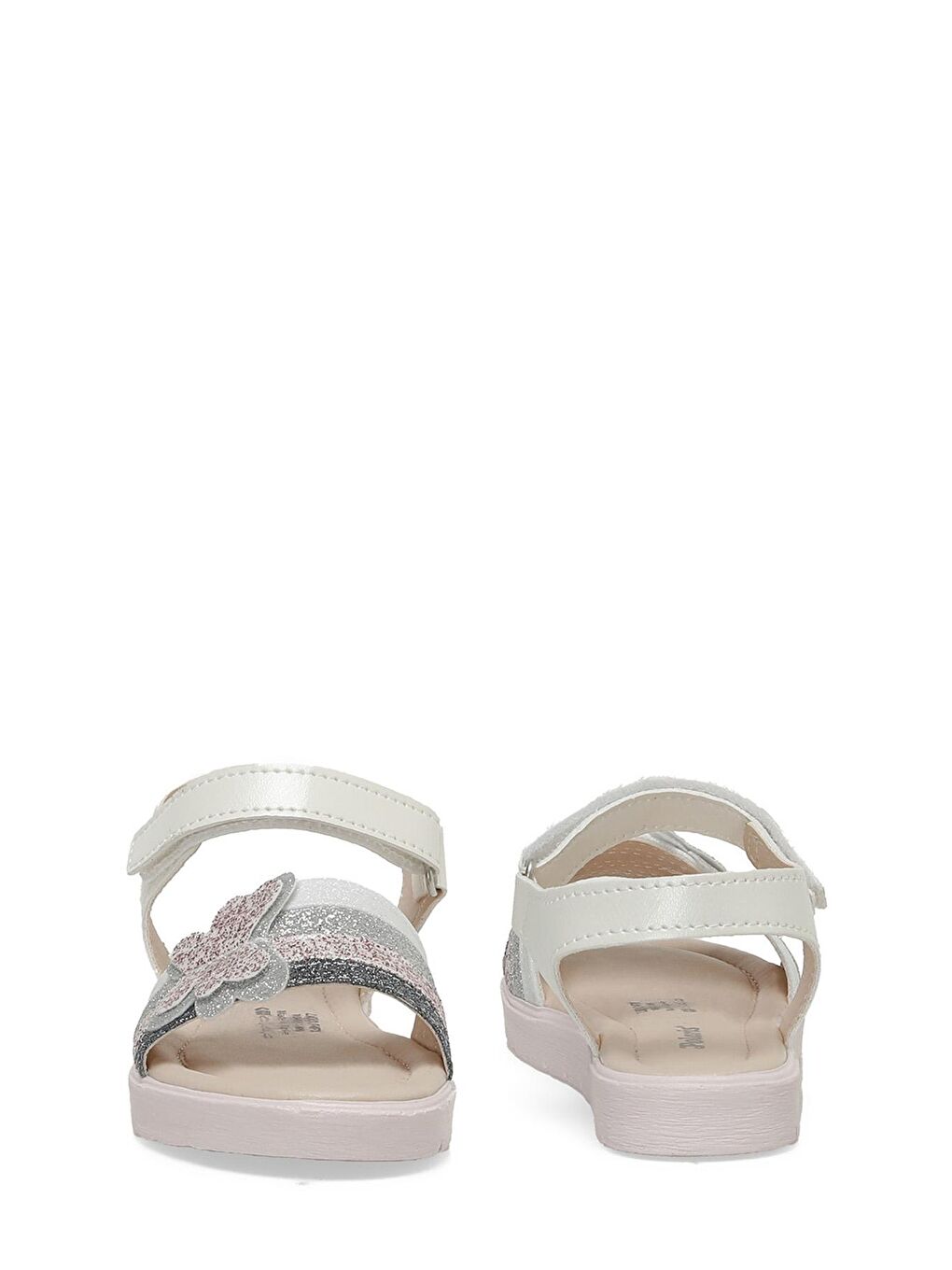 Beyaz Kız Çocuk Sandalet-4