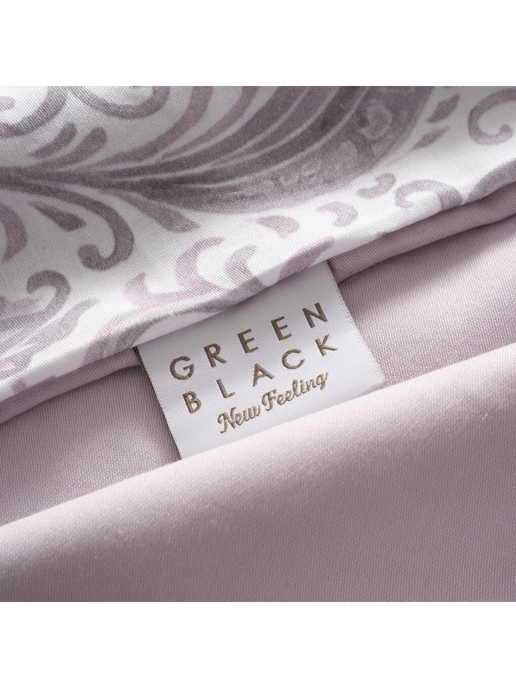 Serena Zarif Denge Çift Kişilik %100 Ege Pamuğu Nevresim Takımı - Çarşaflı - 4 Yastıklı Lila-5