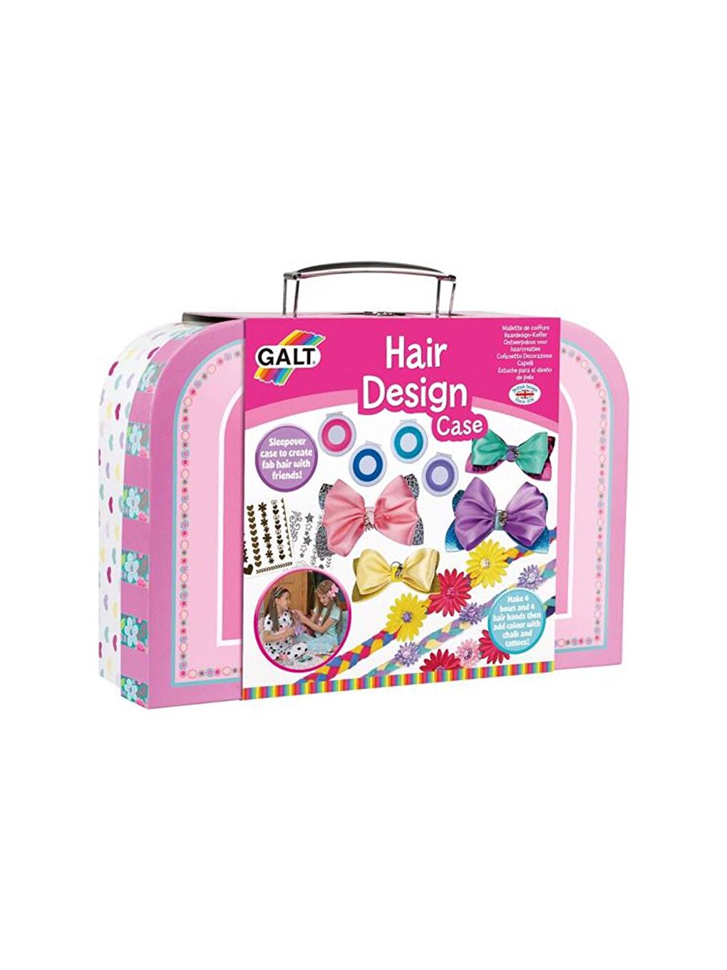 Galt Beyaz-Renklibaskı Hair Design Case - 1