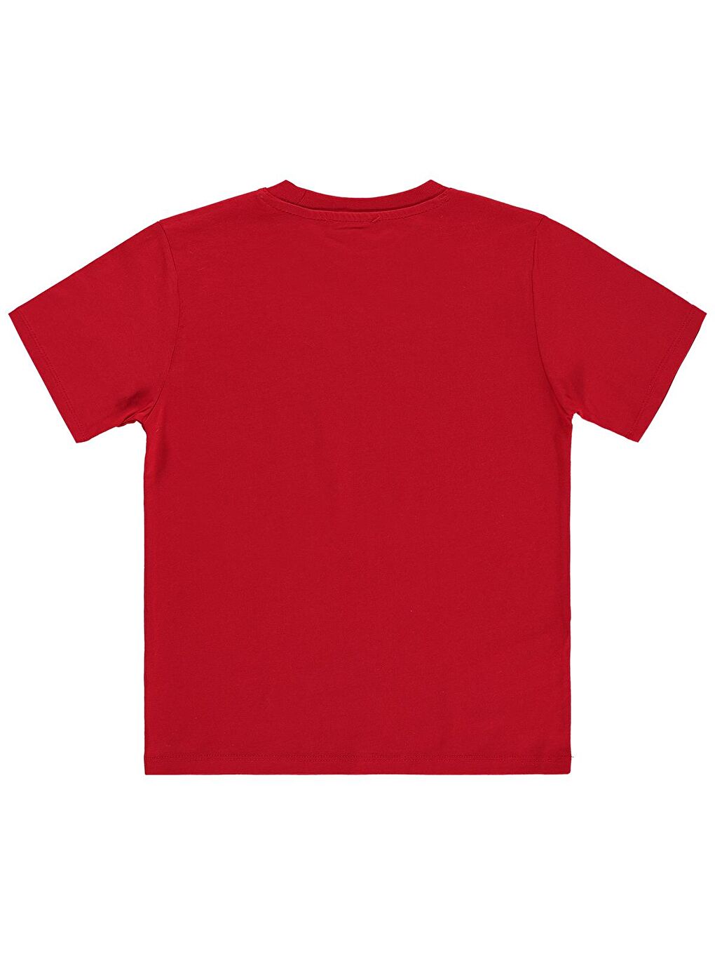 Boys Basic 6-9 Yaş Tişört - Kırmızı-1