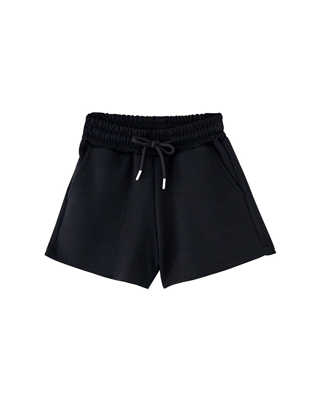 Erkek Çocuk Siyah Renkli Beli Bağlamalı Şort