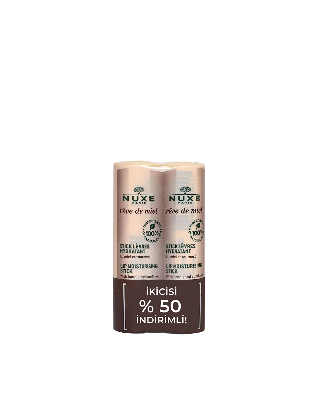 Nuxe Renksiz Reve De Miel Lip Moisturizing Duo Stick Set 2x4 g