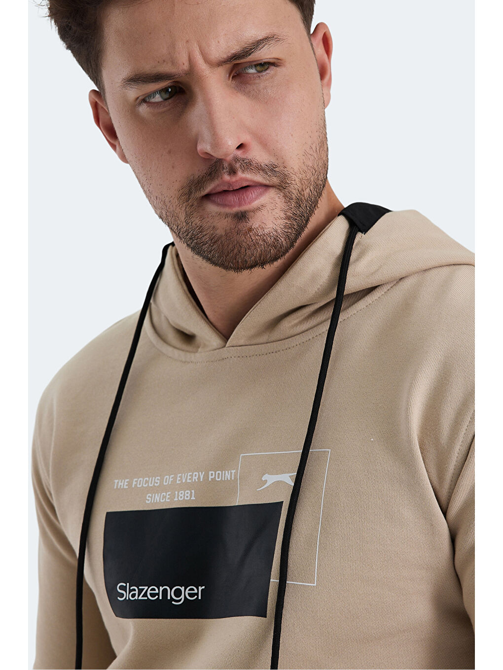 SLAZENGER Erkek Sweatshirt Bej - 3