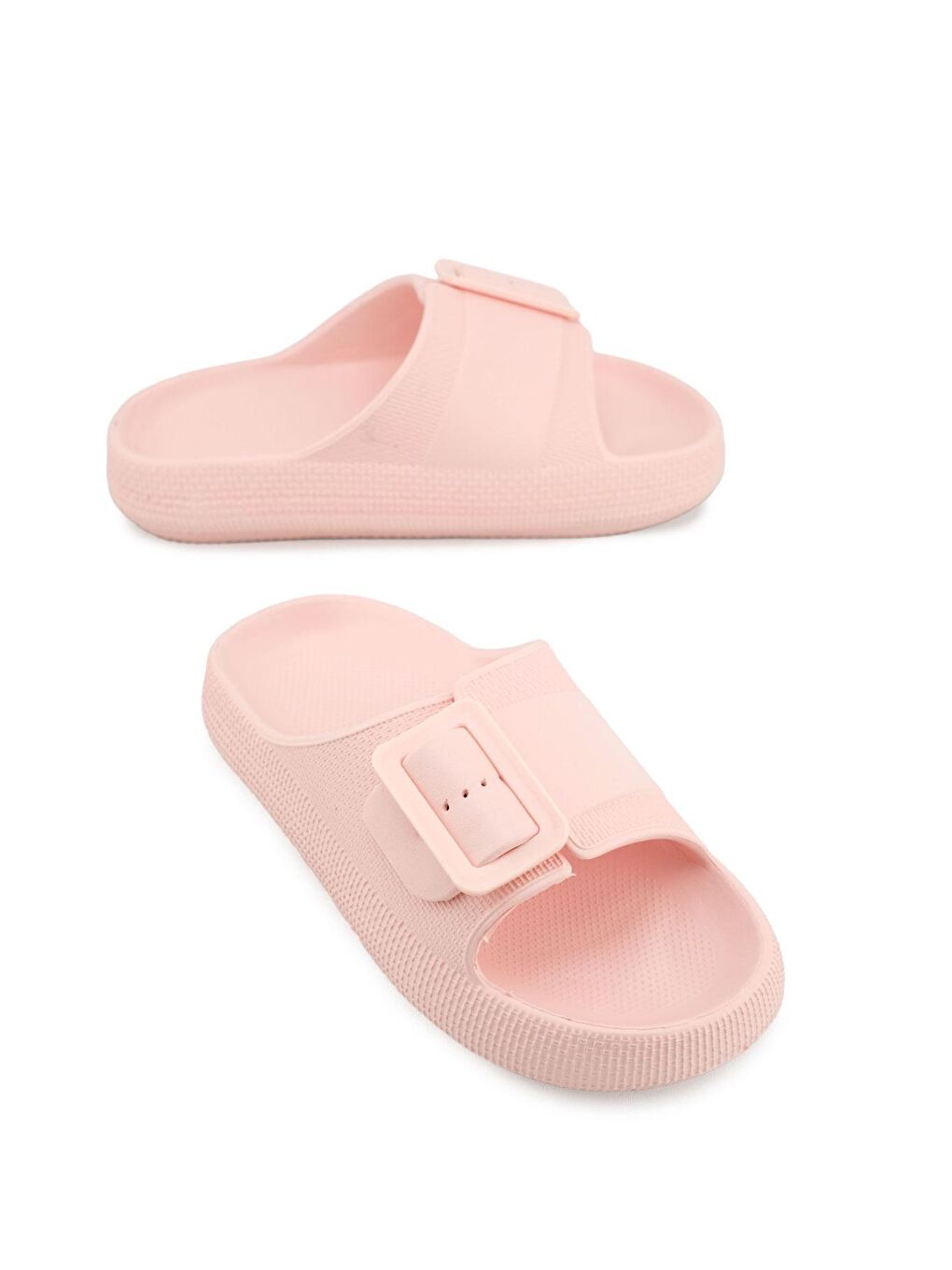 Pembe Kadın Yazlık Tek Toka Ayarlanabilir Eva Banyo Bahçe Havuz Plaj Terlik