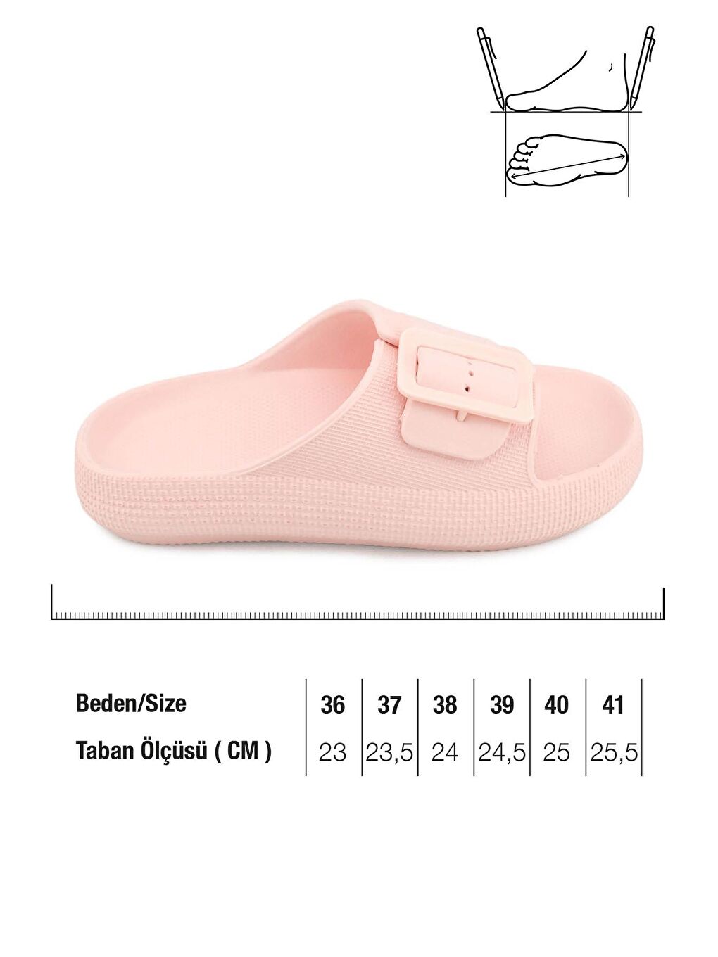 Pembe Kadın Yazlık Tek Toka Ayarlanabilir Eva Banyo Bahçe Havuz Plaj Terlik-1