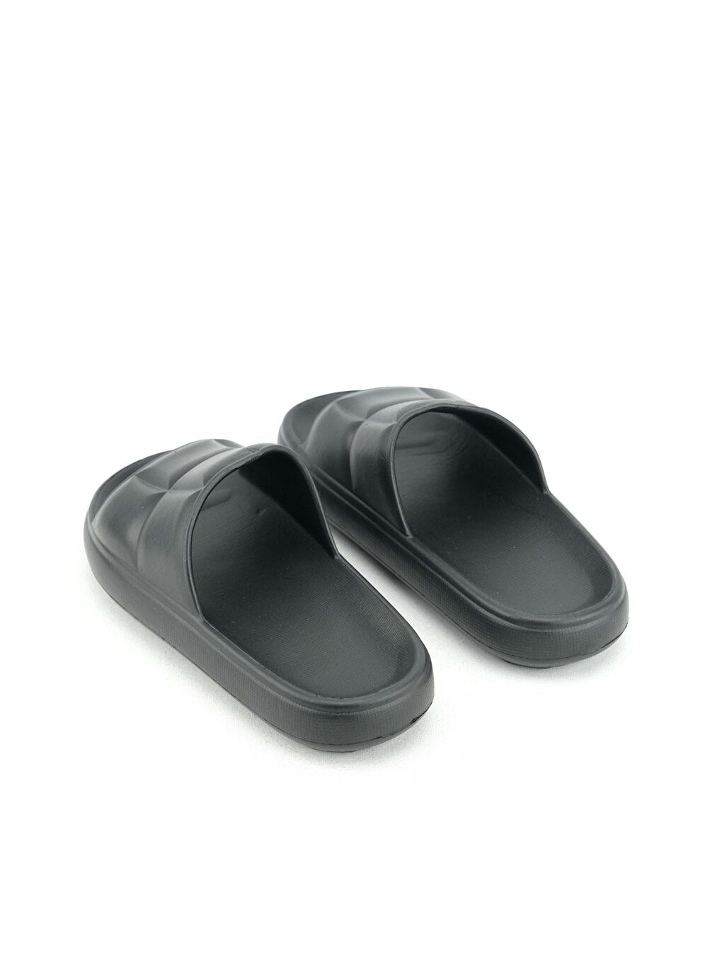 Siyah Kadın Yazlık Banyo Bahçe Havuz Terlik-3