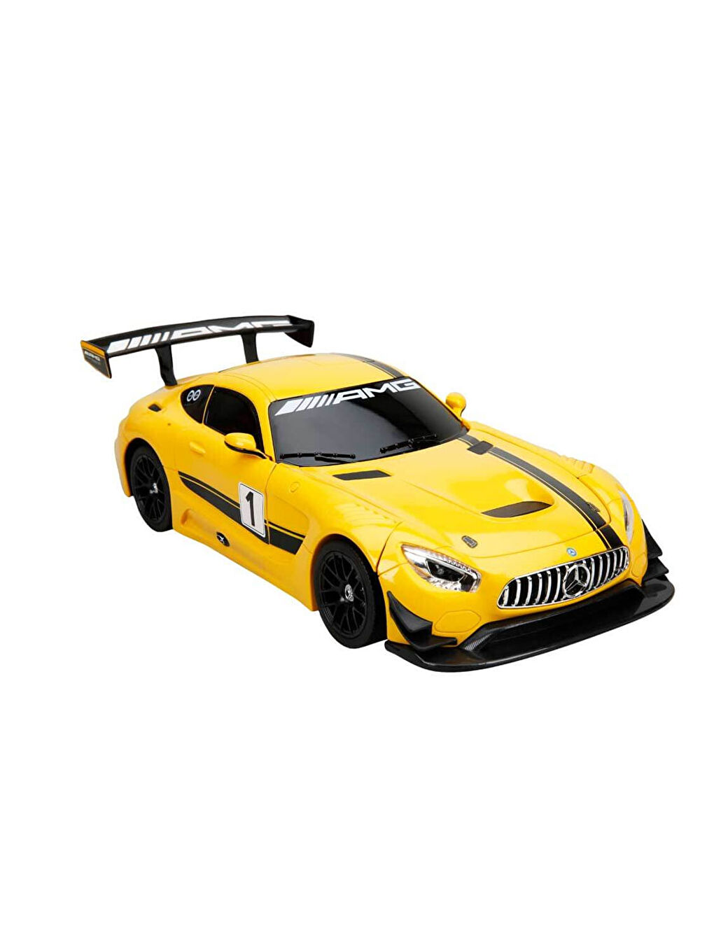 Rastar Renksiz Mercedes Benz AMG GT3 Dönüşebilen Uzaktan Kumandalı Sesli ve Işıklı Araba S00074820 - 2