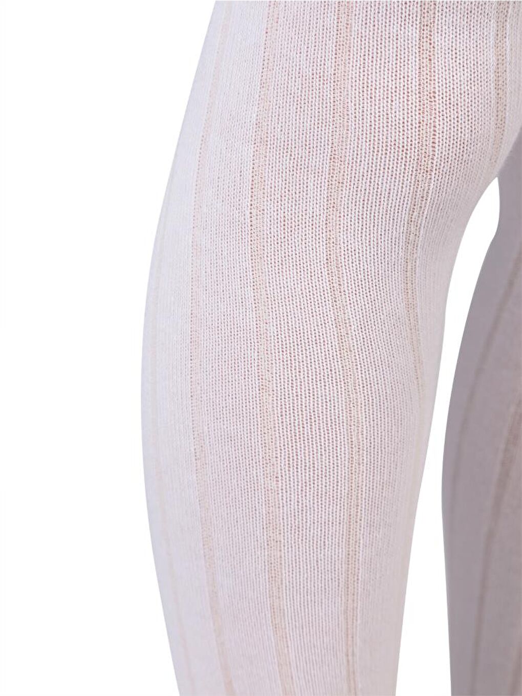 Girls Derbili Düz 3-11 Yaş Külotlu Çorap - Beyaz 9-10 Yaş-1