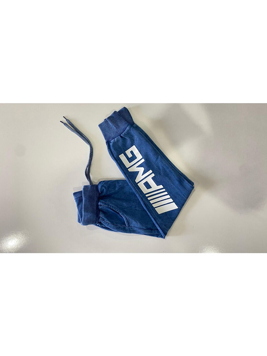 Mavi Erkek Çocuk Pamuklu Jogger Eşofman Altı AMG-1