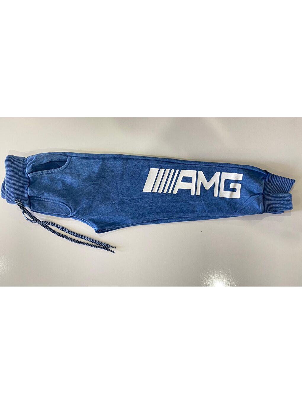 Mavi Erkek Çocuk Pamuklu Jogger Eşofman Altı AMG-2