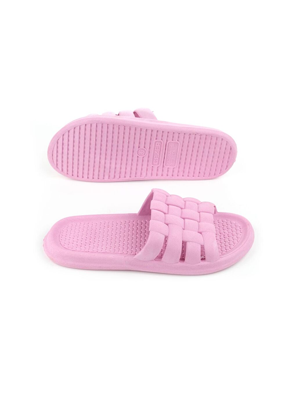 Pembe Yazlık Kaydırmaz Taban Kadın Terlik-4