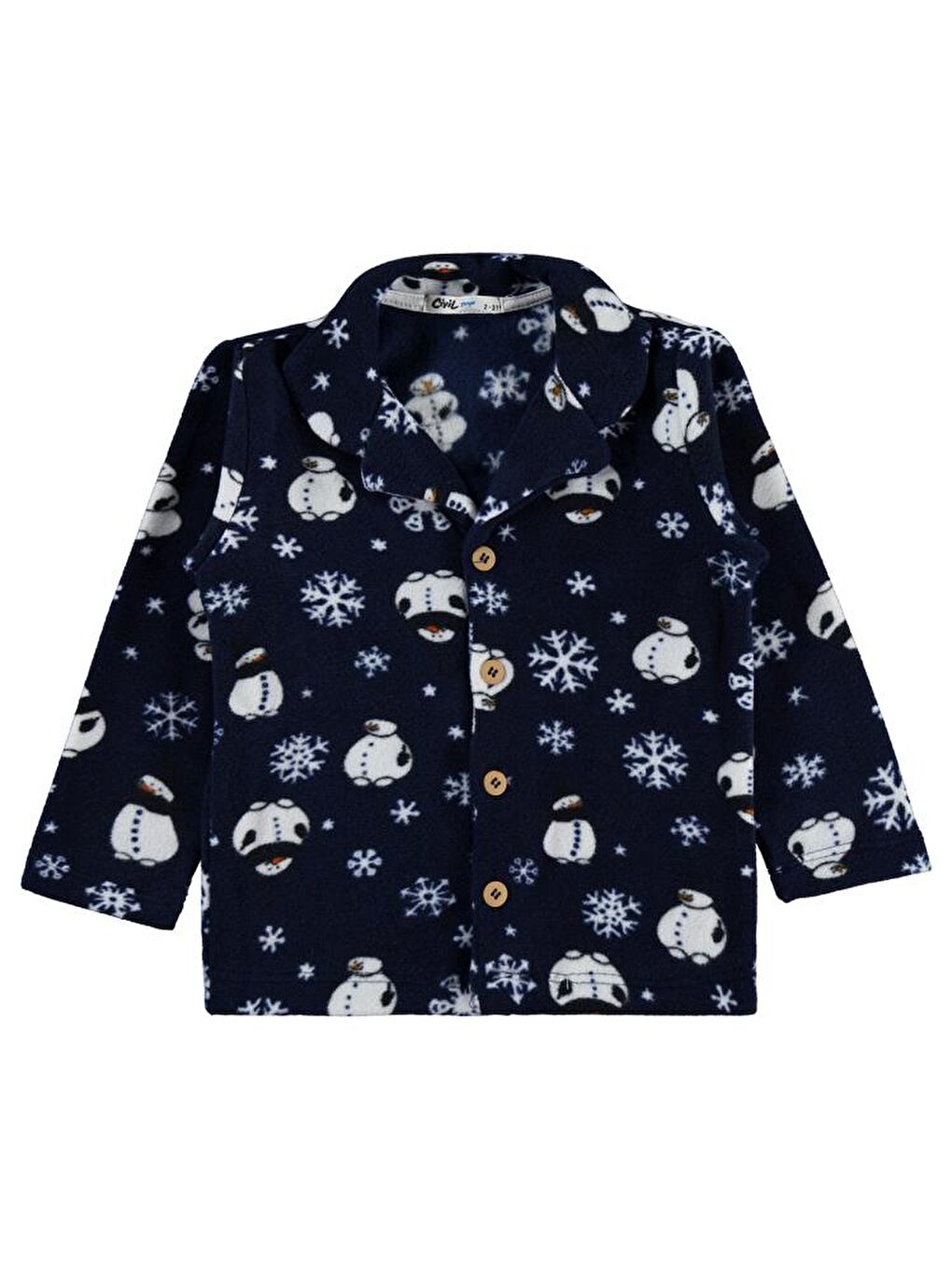 Boys Kardan Adam Baskılı 2-5 Yaş Pijama Takımı - Lacivert 5-6 Yaş-2