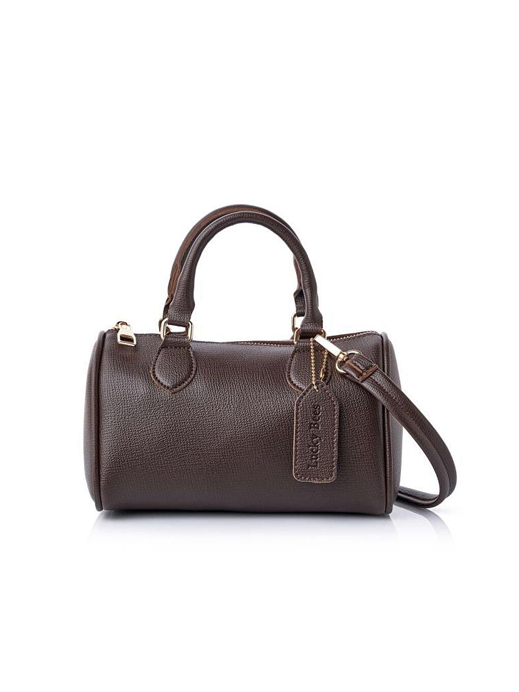 Kahverengi Joan Kadın El ve Omuz Çantası-4