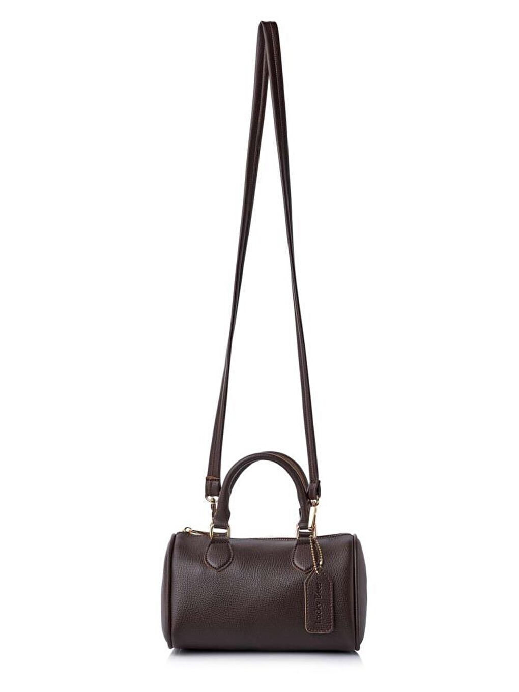 Kahverengi Joan Kadın El ve Omuz Çantası-6