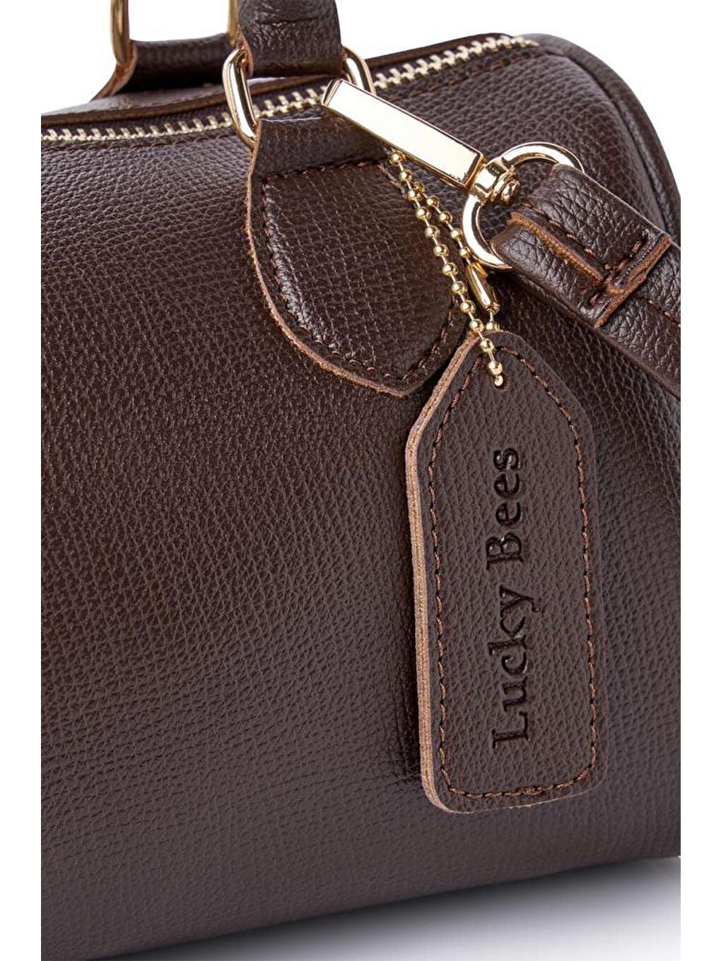 Kahverengi Joan Kadın El ve Omuz Çantası-7