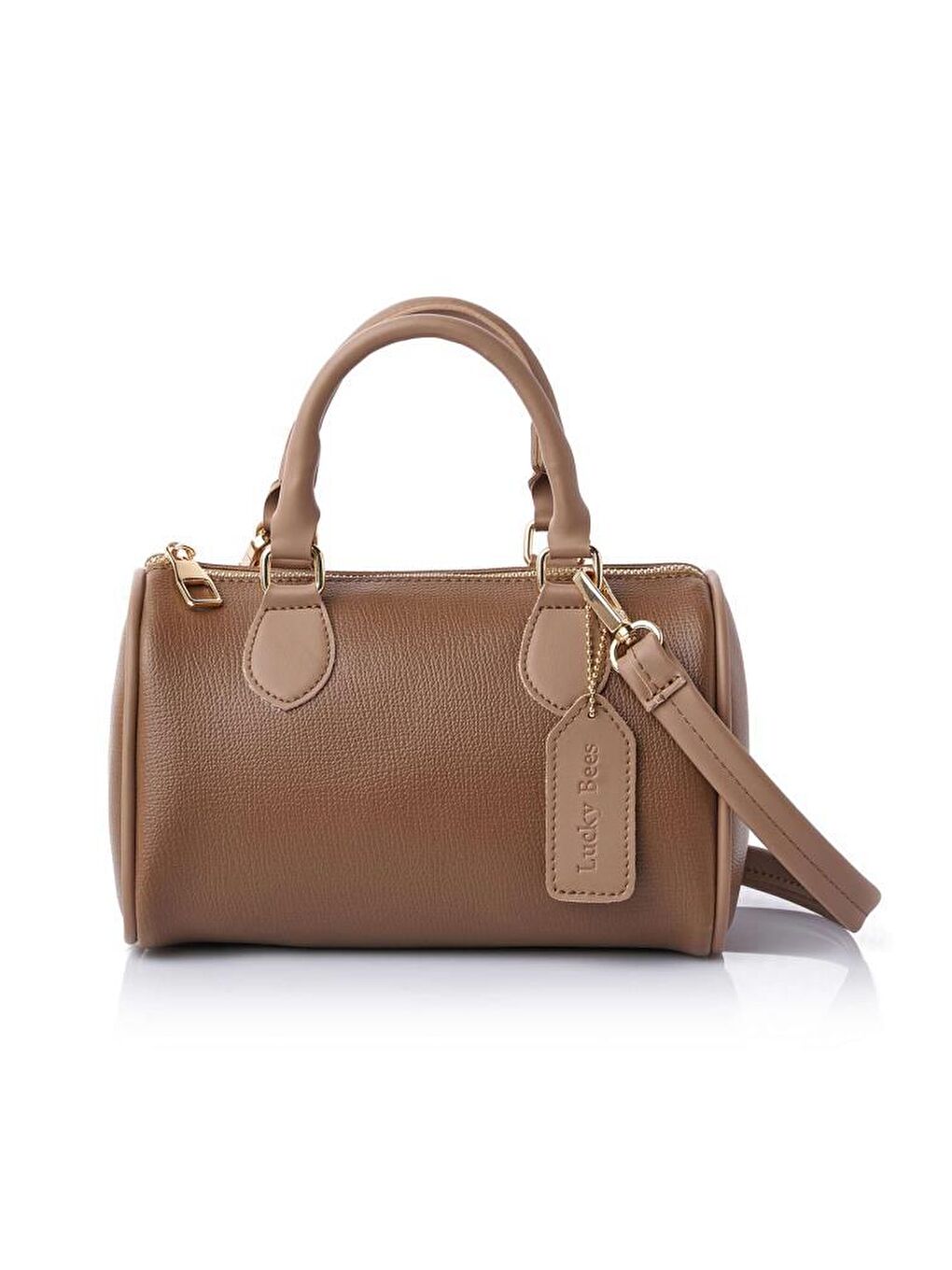 Bej Joan Kadın El ve Omuz Çantası-3