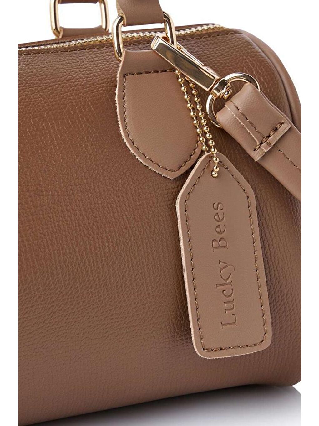 Bej Joan Kadın El ve Omuz Çantası-6