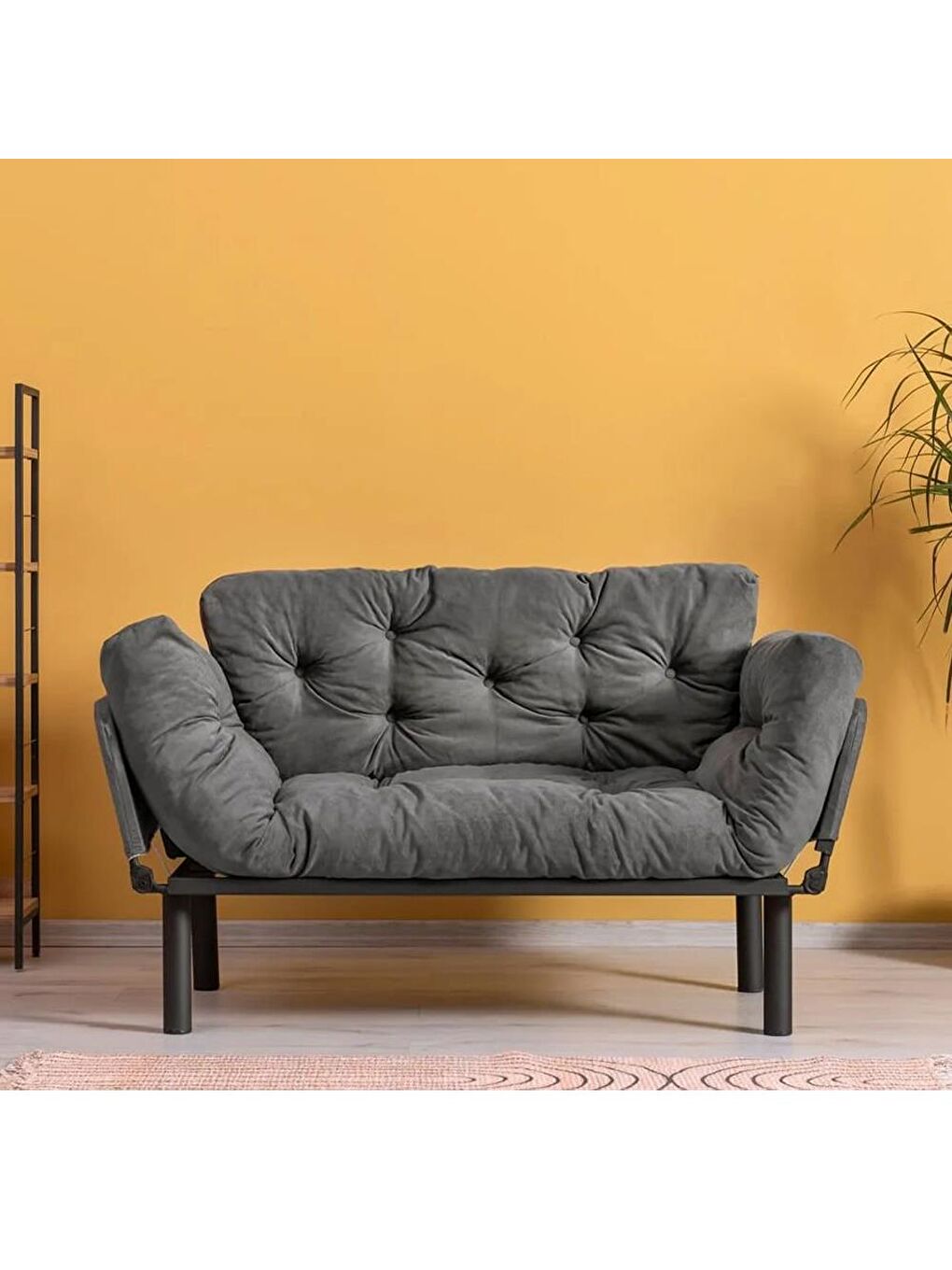 Nitta İkili Yataklı Koltuk - Gri